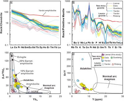 Partial melting of amphibolitic lower crust and subsequent melt-crystal separation for generation of the Early Eocene magmatism in eastern Himalaya